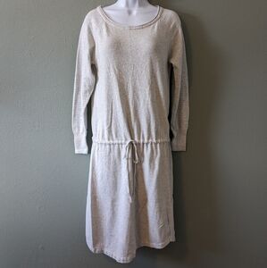 prAna 100% ORGANIC COTTON Long Sleeve Sweater Dress Size M